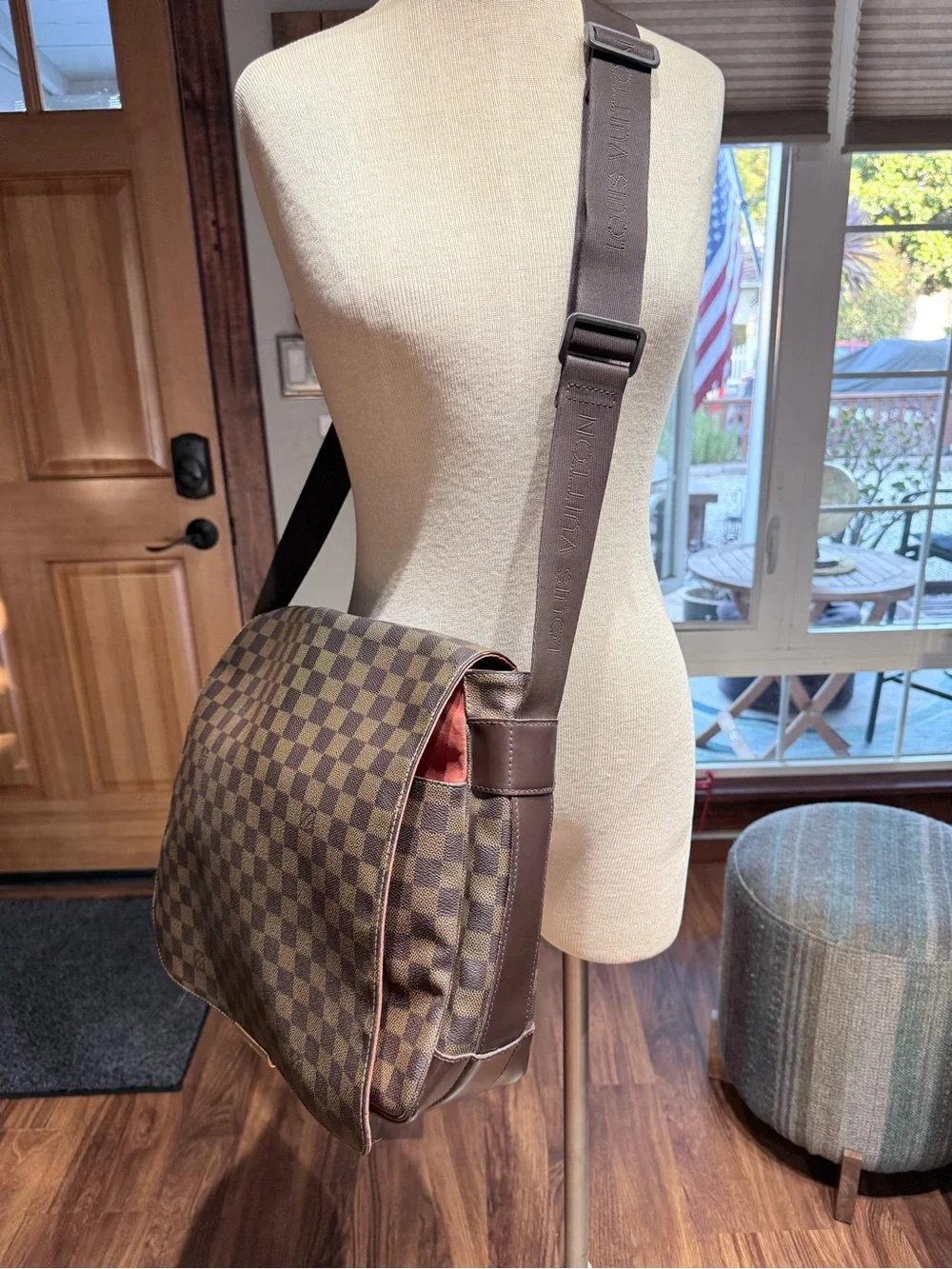 Louis Vuitton Damier Ebene Bastille Messenger Bag